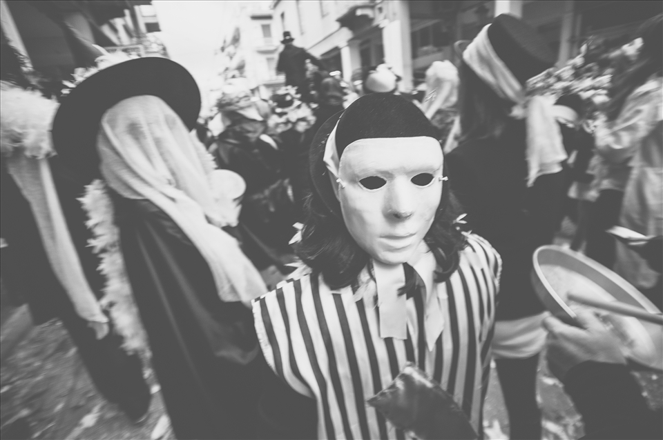 During the parade...