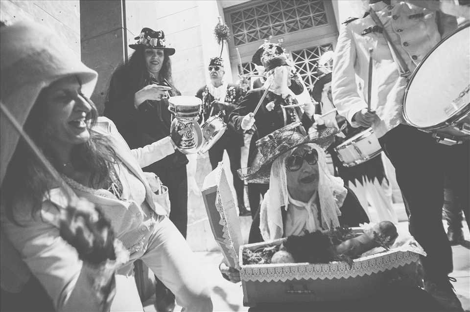 Laughter &cry after the parade