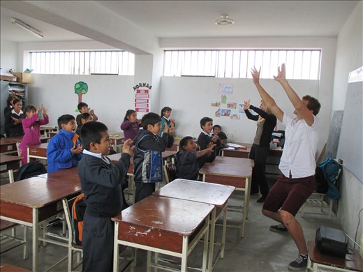 David am unterrichten