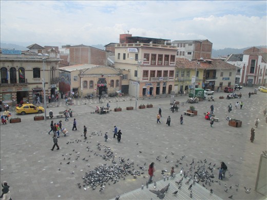 Aussicht vom billigsten Hostal der Stadt- nicht schlecht;)