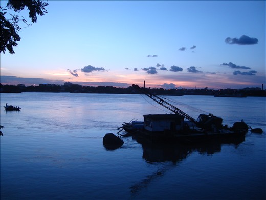 By the side of river Ganges