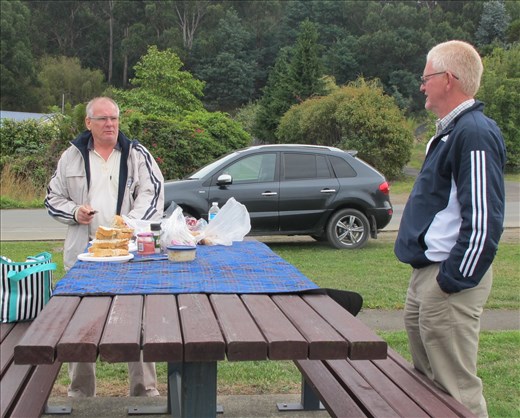 Allan doing all the work