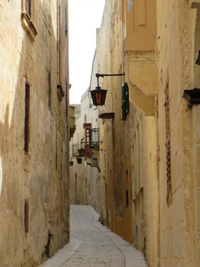 Mdina street, Silent City, Malta