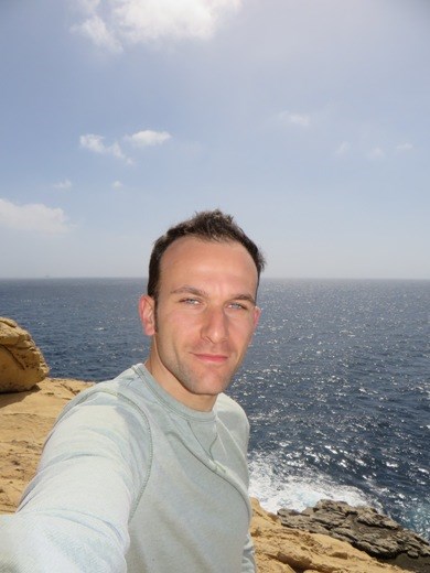 Selfie at Blue Grotto