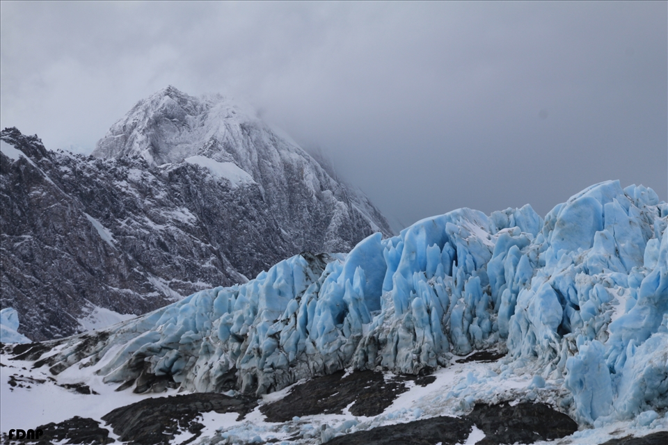 South Georgia glacier.