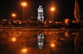 the diners whispers mixed  with  the CHAI CHAI of the waiters to offer more tea, a platform where an IMAN moments before gave a message to the Muslim, the  people reflects tranquility.  and background the Dolmabahce Palace´s clock tower: by fercam_arq, Views[289]
