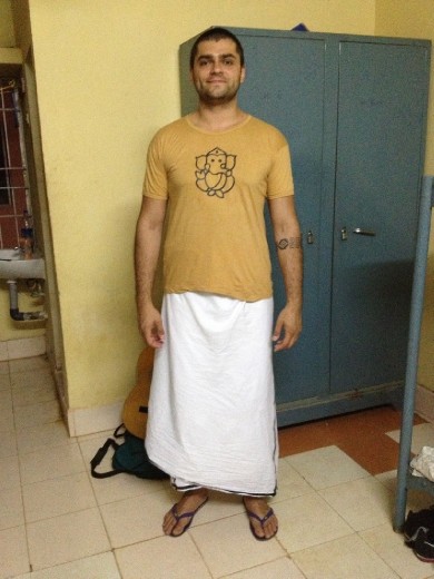 Vestido para o ashram