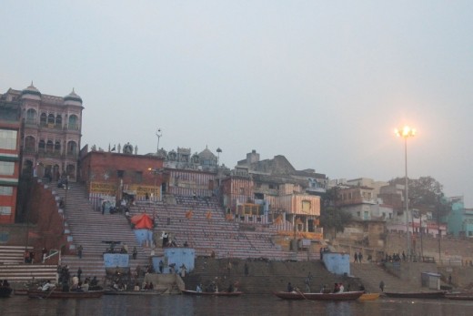 Varanasi vista do Ganges