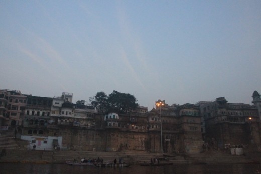 Varanasi vista do Ganges