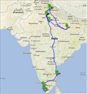 Rota percorrida na India: by fernandoamarante, Views[1303]