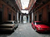 The spacious courtyard of a colonial mansion located in República de Cuba Street is now used as a parking lot, clothes dryer and even as an oratory. When the city outgrew its original limits during the past century, a great number of constructions in downtown were abandoned or occupied by lower class people. It is still possible to feel the old glory of this building when you visit it.: by fernandopichardo, Views[1401]