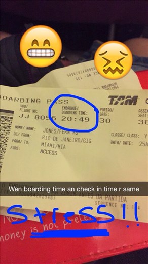 airport stress!