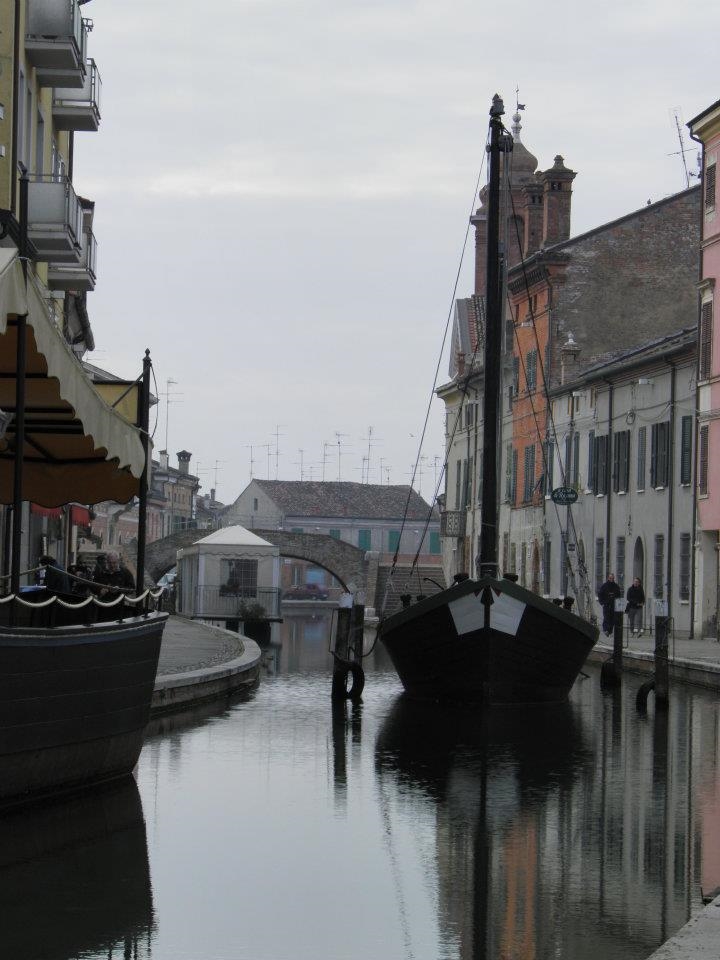 The little Venice, Comacchio, is a Unesco Heritage site.
