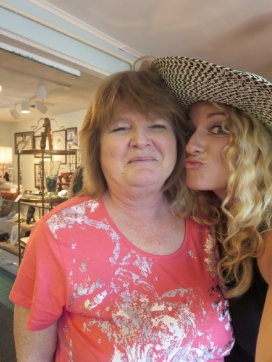 My wonderful mom and I sharing a 