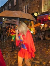 How often do you get to see girls in Super hero outfits AND a man carring a cross at the same time??: by fiddlegirl8, Views[318]