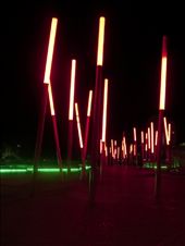 Cool glow sticks near the google building: by fiddlegirl8, Views[548]