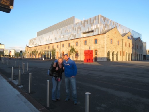 Horrible quality but we had to get one pic together.  I can't express my appreciation for Matthias' hospitality!