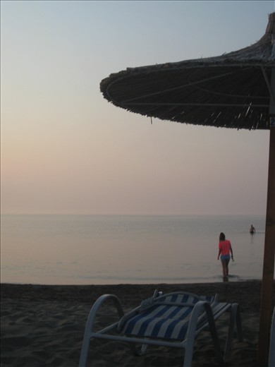 I love the beach,the sand the sun the water.