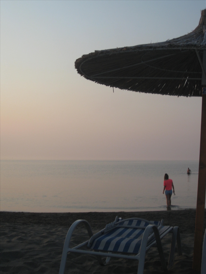 I love the beach,the sand the sun the water.