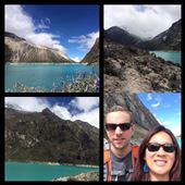 We hiked around the Laguna Paron (4155 m - 13632 ft). We took transportation from Caraz at 2000 m to la Laguna Paron at 4000 m. We weren't acclimatized, we shouldn't have done it. We had and still have headaches and feel so tired. :-(: by finally, Views[362]