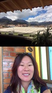 Today, May 7th, we are in Huaraz (3052m-10013ft), still in the Cordillera Blanca. Today we're doing nothing.  Seriously, we're out of the breath walking up the stairs. We really need to adapt to the altitude. We have headaches from the altitude, we're out of breath walking down the street, and our backs hurt from the mattress.  Are we complaining? Yes! But no regrets and we'll be ready for Machu Picchu next Friday! 
Photo taken during lunch with a great view. : by finally, Views[413]