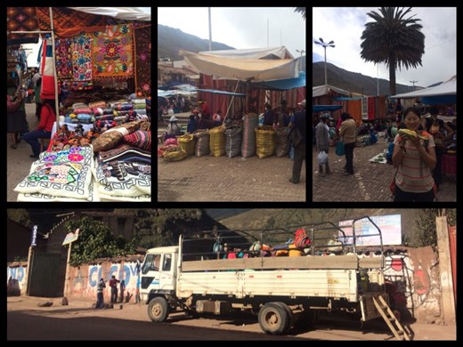 Back to Pisac market for lunch. A 4 hour hike up a mountain makes you hungry. 