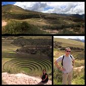 Third stop on same excursion of yarn and salt mines. Moray ruins. Amazing circular terraces used for agriculture. Likes like it was created almost by aliens! Still functional. Inca grew a different vegetable on every level - each level differed by a few degrees thus optimal for different vegetables. Crazy, the Inca domesticated thousands of types of potato, corn and quinoa. They were masters of agricultural and irrigation. : by finally, Views[558]