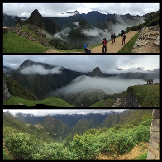 Différentes prises de vue du Machu Picchu 