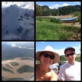 Amazing view of Huayna Potosi (6000m, 18000ft) from the airplane. And more Amazon. : by finally, Views[516]