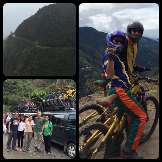 More death road. Plus some cool backpackers in our group we made friends with. 