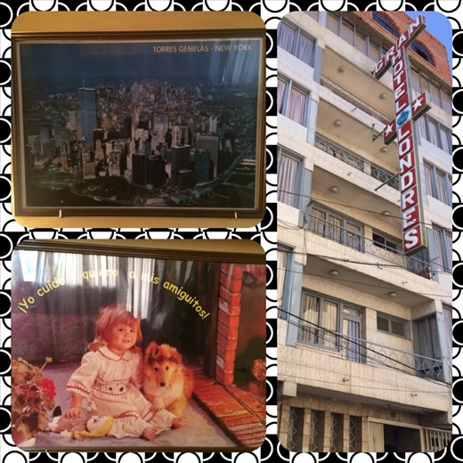 Shout out to DOT! We can see 55 Water in the top right!;-) We stayed at the ritziest hotel in Tarija. Er, well, no, not really. Not really a grand hotel. Hasn't been renovated or redecorated since the 70s. It has a certain charm though! :-) 