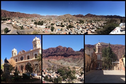 Tupiza. Un petit air du nord de l'Argentine vers Salta avec les montagnes rougeâtres. 