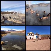 Tatio geysers near San Pedro de Atacama. Had to wake up at 4:30 for this excursion!?! But the thermal bath was actually chilly. :-( Not fun for Kurt. : by finally, Views[485]