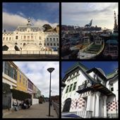 Belles vues de Valpo. Petite histoire sur les maisons colorées, elles étaient construites et peintes avec les restes des bateaux et cargos. Du coup, l'extérieur des maisons est très souvent en métal, et chaque maison est de couleur vive et différente. Les bateaux ne sont jamais peints en noir/gris/blanc afin d'éviter les accidents en mer. : by finally, Views[331]