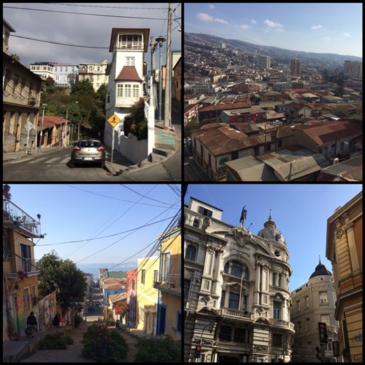 Encore d'autres belles vues de Valpo. Un petit air de San Francisco? Mais sans le siège social de Facebook/Apple à coté (comme à SF), 