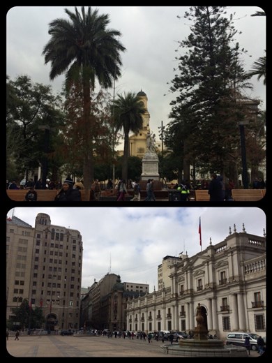 Downtown of Santiago 