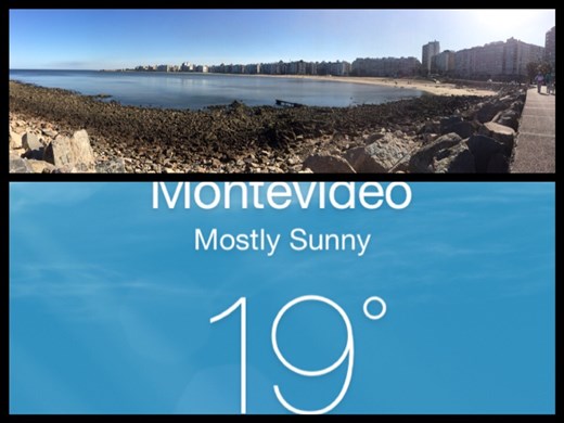 Sunday at the beach. It's the winter here but it doesn't feel like it, so nice. Training for Brazil, can't wait! ;-)