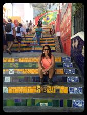 Staircase made with tiles from all over the world by one man. Very impressive!: by finally, Views[324]