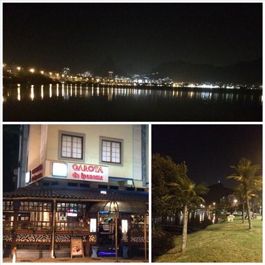 Restaurant where the song the girl of Ipanema was written. She used to walk by everyday. She is a real person! 