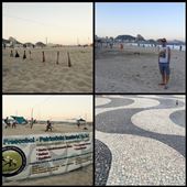 Copacabana beach. The game with the rackets called frescobol was invented in Rio. : by finally, Views[445]