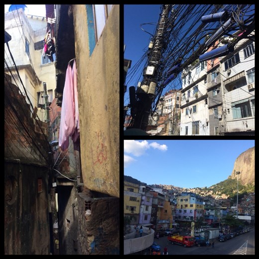 Visit of the favela called Rocinha. It is a pacified one. There is no visit to the non pacified favelas, it is too dangerous. 