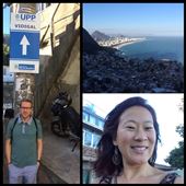 Awesome view of Rio from the top of the favela Vidigal where we went with a moto taxi each; it was a good experience (like locals do). : by finally, Views[435]