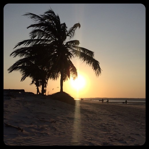 Couchee du soleil à Atins