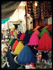Colorants naturels au marché de Mysore. : by finally, Views[321]