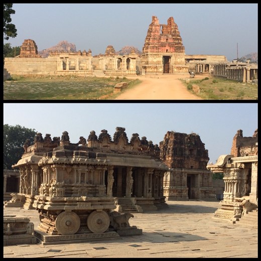 Visite du site UNESCO de Hampi. 