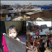 Slum tour in Mumbai, largest slum in Asia. The tight wire act was actually a traveling circus we bumped into. The photo of the garbage is actually very important, the key industry in this slum is recycling plastic and metals - trust me that makes things even dirtier! https://en.m.wikipedia.org/wiki/Dharavi: by finally, Views[686]