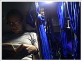 AC sleeper bus! Bit of reading before lights out. : by finally, Views[403]