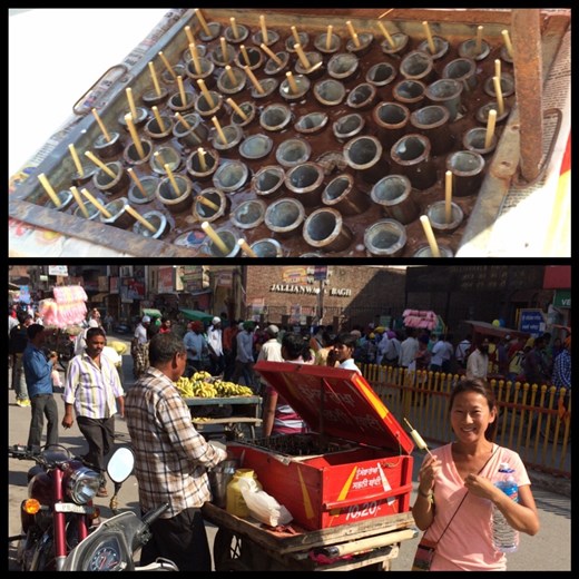 J'adore les kulfi! ;-) Ce sont des glaces à la crème épaisse parfumées le plus souvent à la pistache. 