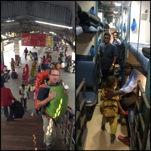 Première fois en train! C'est un must do pour tout voyageur en Inde de prendre le train. Direction Agra: le Taj Mahal!!!