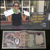 Just received our trekking permits, we are ready to hike in the Himalayas! :-)
Nepal is all about mountains as we can see on the 1000 rupee bill. : by finally, Views[420]